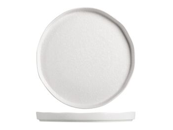 Assiette Hotelwhite en porcelaine blanche 26 cm 2