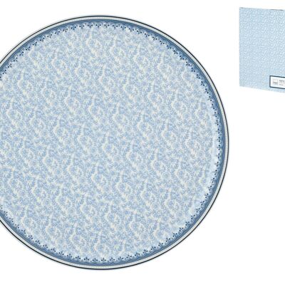 Plato de porcelana dulce Blue Dream 30 cm