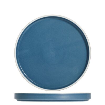 Stoneware Nagoya Blue Fruit Plate 20.5 cm