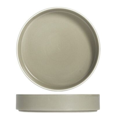 Stoneware plate Nagoya Kiwi Fund 20.5 cm