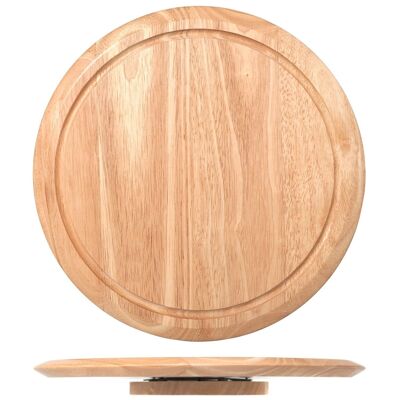 Swivel Wood Plate 35 cm
