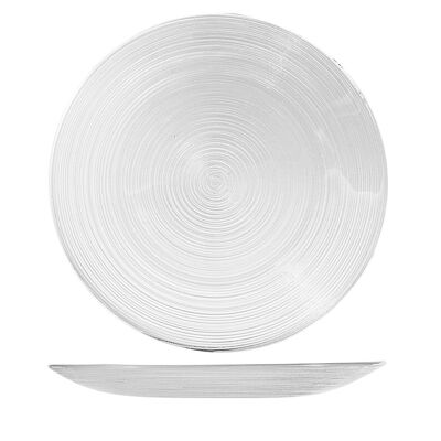 Circle bread plate in glass 15.5 cm