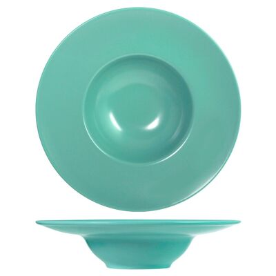 Piatto pasta in stoneware colore lightblue cm 28.