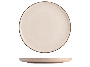 Assiette Pearl en porcelaine couleurs assorties cm 27. 8