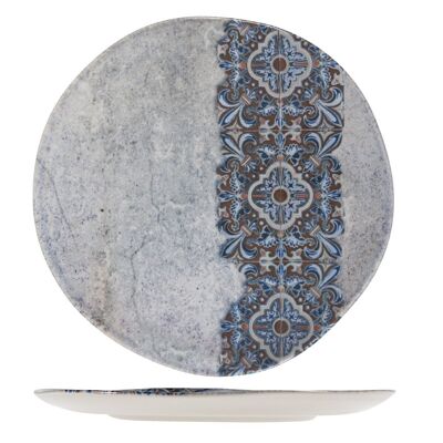 Maral dinner plate in decorated stoneware cm 26