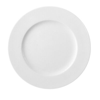 Planet dinner plate in white porcelain cm 27
