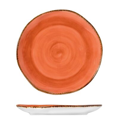 Assiette plate Toscane en couleurs assorties cm 26.