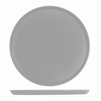 Stoneware pizza plate Gray 33 cm