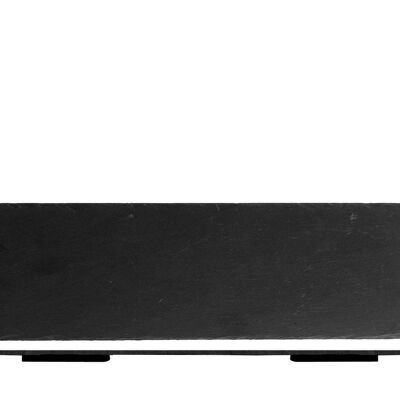 Plato rectangular en pizarra cm 30x12x0,5 h