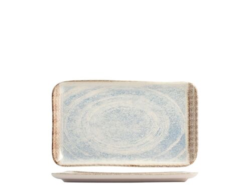 Piatto Sky in stoneware rettangolare cm 14x24