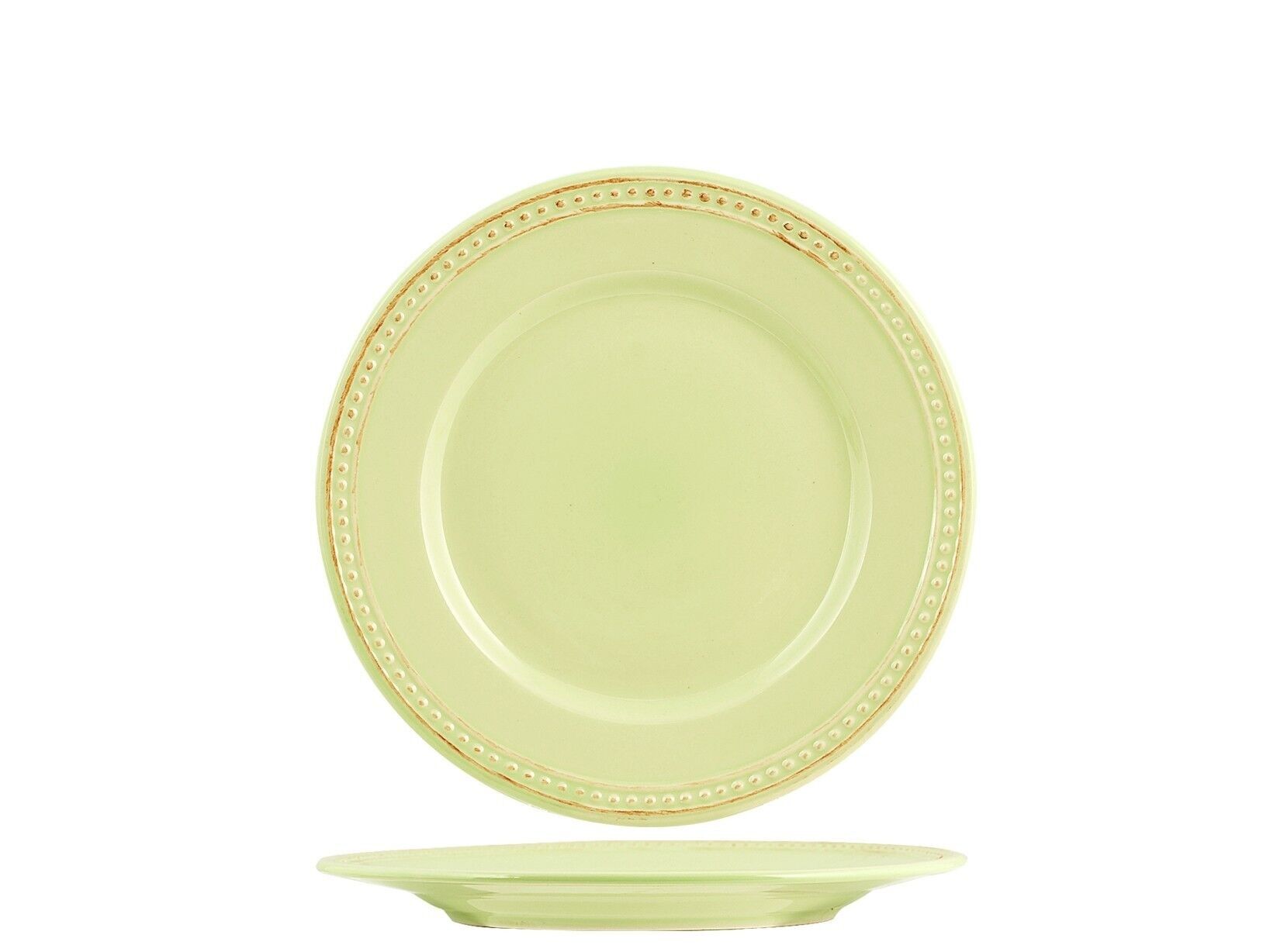 Alessia Obstteller aus grünem Steingut 20,5 cm