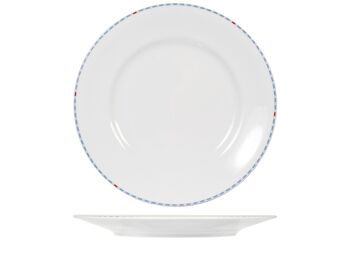 Assiette plate Astrid en porcelaine cm 26 2