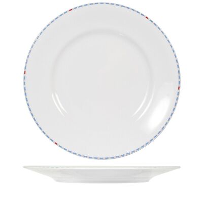 Assiette plate Astrid en porcelaine cm 26