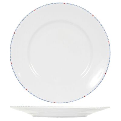 Assiette ronde Astrid en porcelaine 32 cm