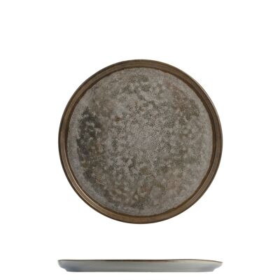 Velvet plate in stoneware bread cm 14