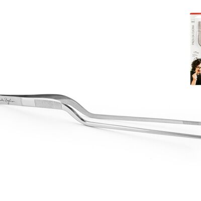 Borghese kitchen tongs 21 cm in stainless steel. Alessandro Borghese - The luxury of simplicity