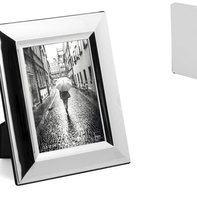 Square metal photo frame 13x18 cm