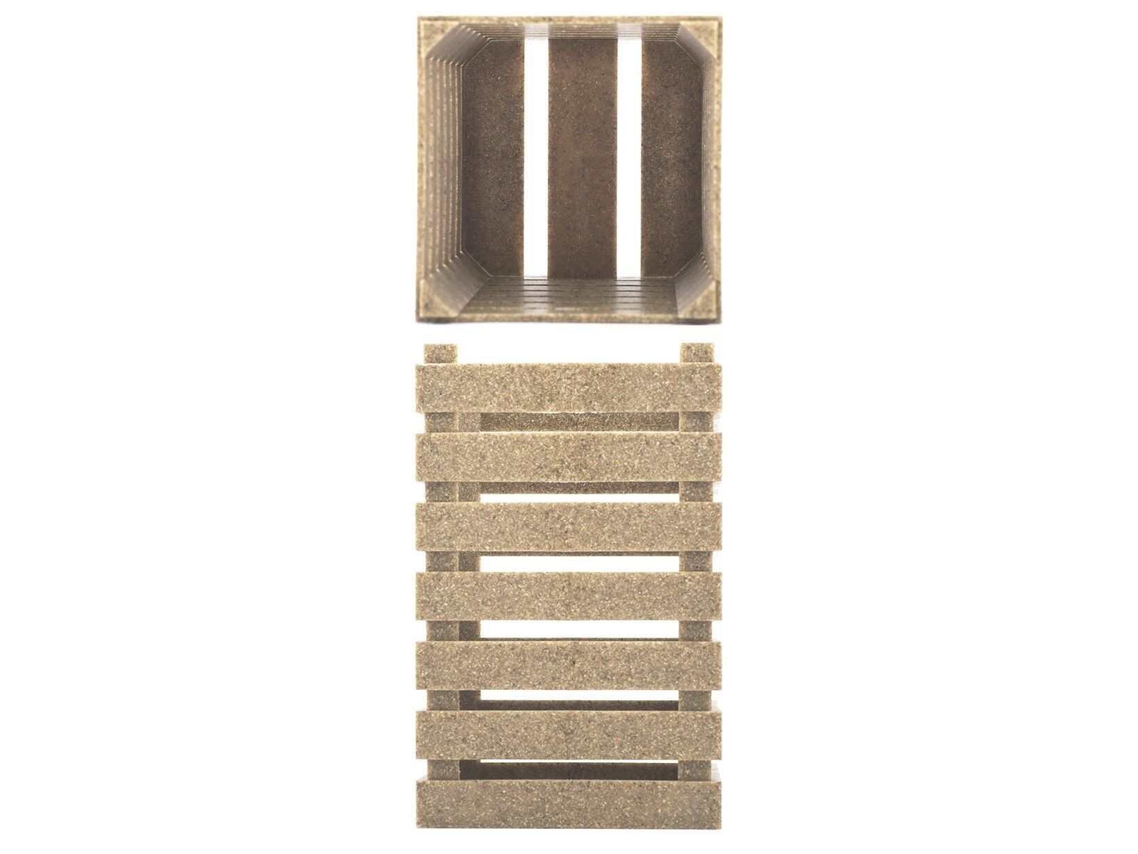 Portagrissimi quadro Simplybox marrone chiaro cm 8x8x14 h