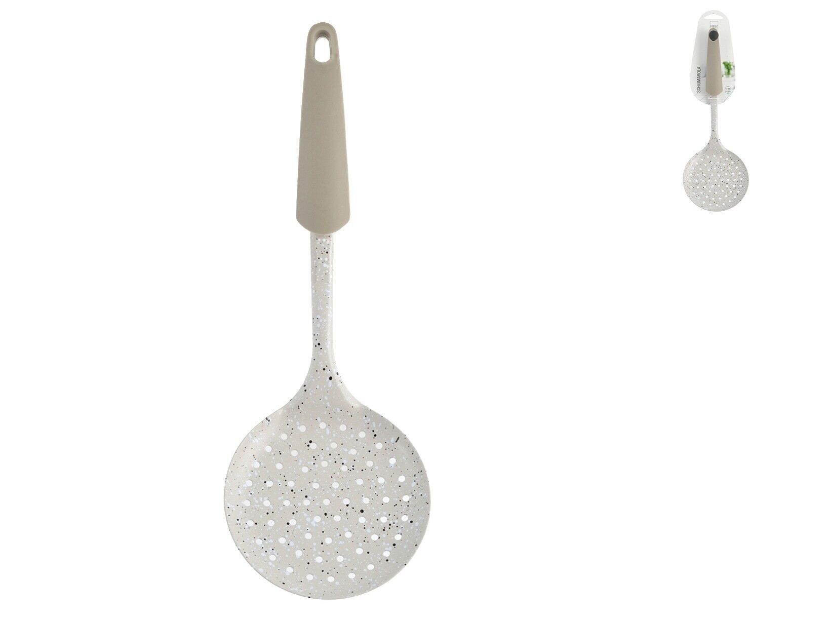 Edelstahl-Skimmer mit Stone-Antihaftbeschichtung und Anti-Rutsch-Anico