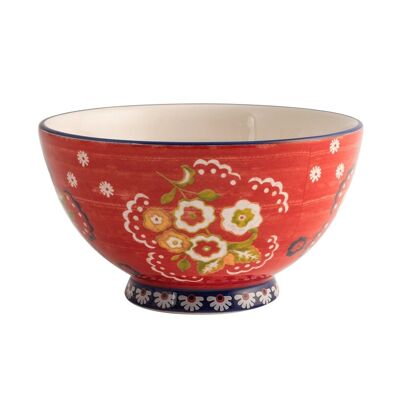 Maria Sole blue base ceramic bowl cc 500