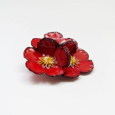 TUBA, broche 3 fleurs