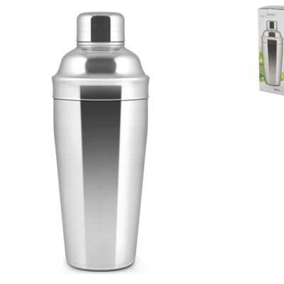 Cocktail shaker in 18/10 stainless steel, with built-in filter, cl 75.