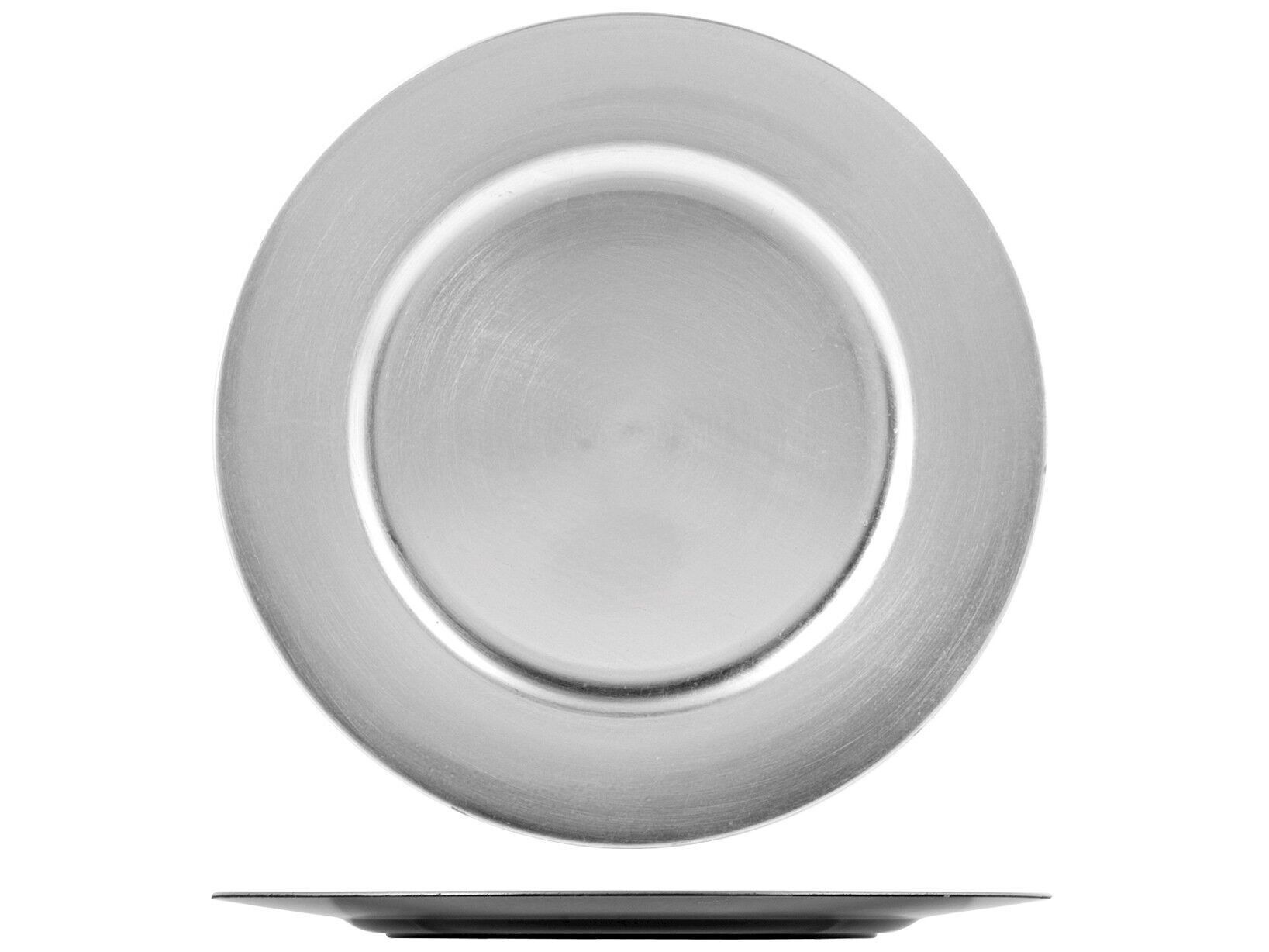 SottoPiatto Polipropilene Tondo la Argento 33cm