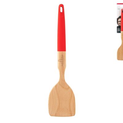 Borghese spatula in wood with rubber handle 33 cm. Alessandro Borghese - The luxury of simplicity