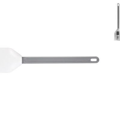Silicone kitchen spatula with black handle 33 cm