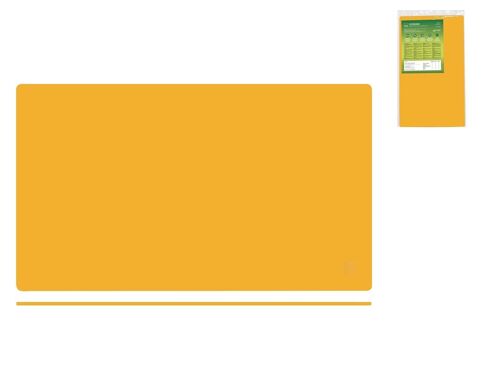 Tagliere Arthane flessibile colore giallo cm 60x35x0,4.Realizzato interamante in Arthane materiale innovativo dalle prestazioni elevate in termini di meccanica ,usura e invecchiamento.Testato per il contatto di alimenti secchi umidi e grassi.