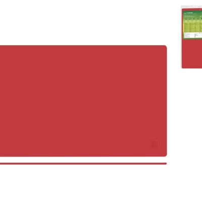 Tabla de cortar flexible Arthane, color rojo, 60x35x0,4 cm.Fabricada íntegramente en Arthane, un material innovador de altas prestaciones mecánicas, de desgaste y envejecimiento, testado al contacto con alimentos secos, húmedos y grasos.