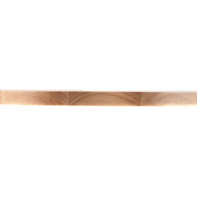 Tabla de cortar en forma de ela de 30 cm en madera natural