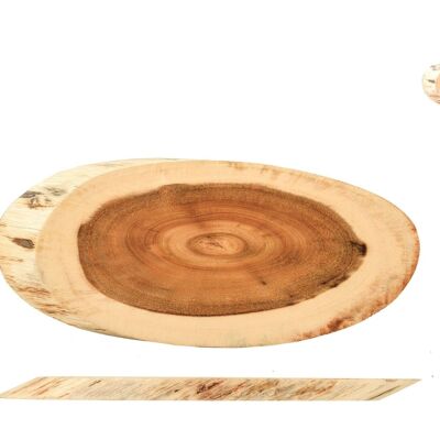 Tagliere ovale Wood in legno cm 40x20x2