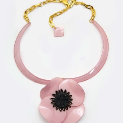 ANÉMONE, collier 1 fleur