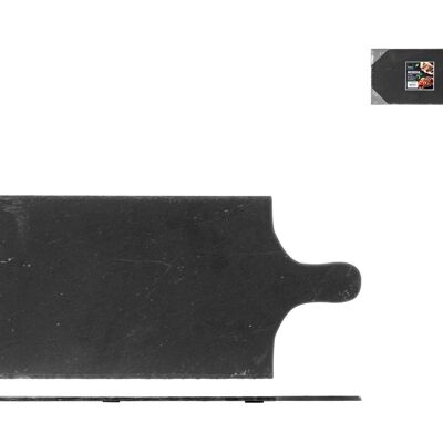 Tabla de cortar rectangular 1 mango de pizarra cm 46,5x20