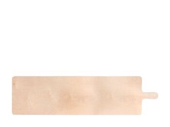 Planche à découper rectangulaire en bois multicouche 62,5x28 cm 2