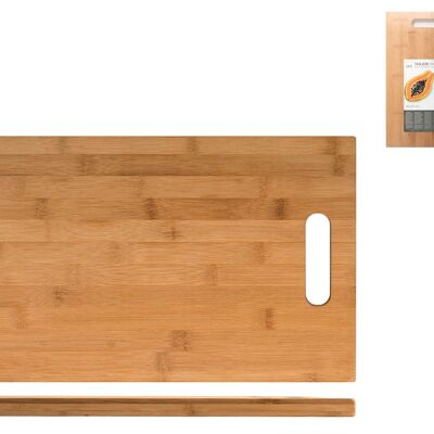 Rectangular bamboo cutting board 40x24 cm