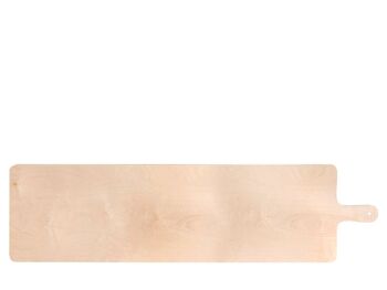 Planche à découper rectangulaire en bois multicouche 112,5x28 cm 2