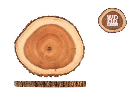 Tagliere tondo Wood in legno cm 23