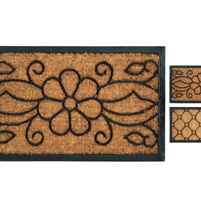 Assorted Cocco Rubber Carpet / Doormat 45x75 cm