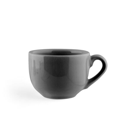 Taza de café de cerámica sin plato Adeline, gris cc 100