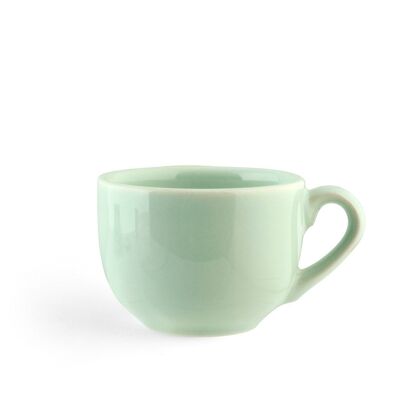 Tazza caffè Ceramica senza Piatto verde 100 cc