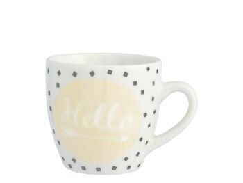 Profitez d'une tasse à café en porcelaine fine sans assiette avec décoration assortie cc 100 8