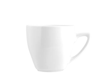 Tasse à café sans assiette Carré Porcelaine Blanc 2