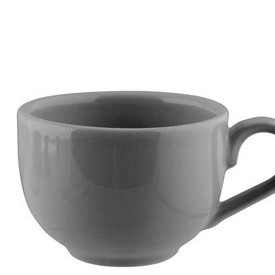Taza de té de cerámica sin plato Adeline, gris cc 180