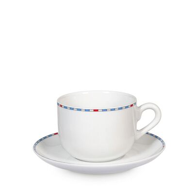 Astrid porcelain tea cup with plate cc 180