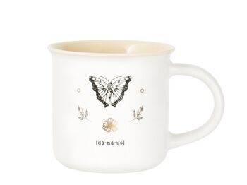 Tasse à thé Botanicum sans assiette en porcelaine fine décorée cc 220. 8