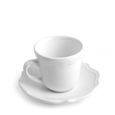 Adele Teetasse aus Keramik mit Untertasse cc 175