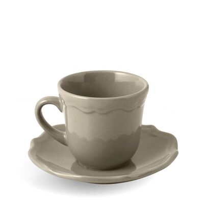 Teetasse mit Keramikplatte Adele Tortora cc 175