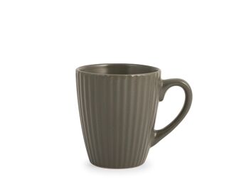 Tasse à thé campagne en grès coloris assortis cc 210 4